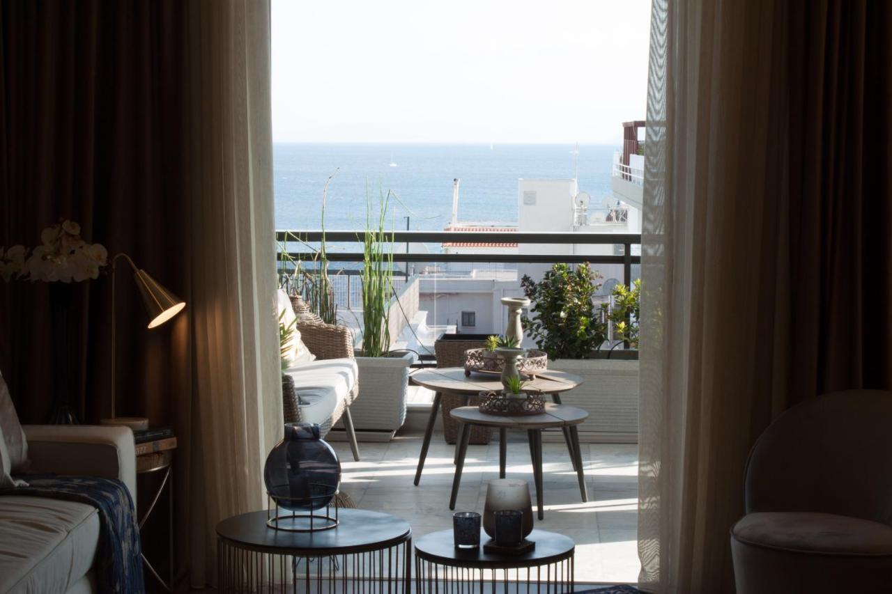 Sea View Super Romantic Apartment Афины Экстерьер фото